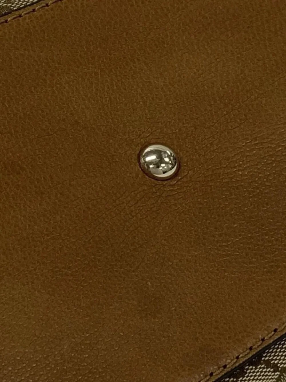 GUCCI Marrakech 295326 Dark Brown Beige Light Brown Jacquard Leather Tote Bag - Picture 11 of 15